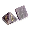 Natural Amethyst Pyramid Healing Figurines G-A091-01H-2