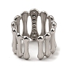 304 Stainless Steel Open Cuff Rings RJEW-Z018-06P-3