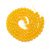 Baking Painted Glass Beads Strands X-DGLA-Q023-6mm-DB29-2