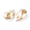 Faceted Glass Pendants GLAA-F069-S-A18-2