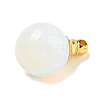 Opalite Perfume Bottle Pendants G-K338-22G-09-2