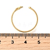 304 Stainless Steel Micro Pave Cubic Zirconia Open Cuff Rings RJEW-S628-02G-3