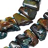 Natural Brazilian Agate(Dyed & Heated ) Graduated Beads Strands G-B165-B02-2