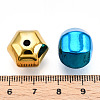 UV Plating Opaque Acrylic Beads X-PACR-T017-03-3
