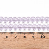 Baking Paint Transparent Glass Beads Strands DGLA-N006-6mm-05-4
