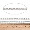 Tarnish Resistant 304 Stainless Steel Cable Chains CHS-R008-13-5