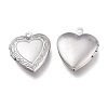 Tarnish Resistant 316 Stainless Steel Locket Pendants STAS-Z010-03A-2