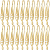 10 Pairs Rack Plating Brass Earring Hooks EJEW-BBC0002-26-7