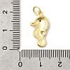 Brass Enamel Pendants KK-K302-22B-G-3