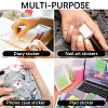 8 Sheets 4 Styles Laser Heart Pattern Nail Art Sticker DIY-CY0001-90-5