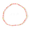 Minimalist Plastic & Brass Beads Stretch Bracelets for Women MY0437-5-1