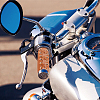 2 Sets 2 Colors Imitation Leather Motorbike Handle Ccover AJEW-AN0007-41-5