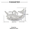 Zinc Alloy Pendants AL-OY001-13P-2