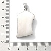 304 Stainless Steel Pendants STAS-Z098-14AS-3
