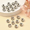 Brass Rhinestone Spacer Beads RB-A020-9mm-28P-2