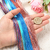 12Pcs 12 Colors Laser PET Hair Wig OHAR-SP0001-05A-4