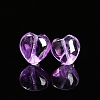 Natural Amethyst Love Heart Beads PW-WG6A1F9-01-2