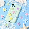 15Pcs 5 Colors Transpant Resin & Paillette Decoden Cabochons CRES-YW0002-86-5