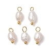 Natural Freshwater Pearl Potato Charms PALLOY-JF03202-01-1