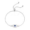 Anti-Tarnish S925 Sterling Silver Evil Eye Link Bracelet AK1290-10-1