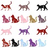 32Pcs 16 Styles Acrylic Wine Glass Charms AJEW-CJ0001-68-1