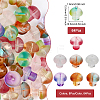 CHGCRAFT 64pcs 8 Colors Transparent Glass Beads GLAA-CA0001-48-2