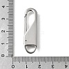 304 Stainless Steel Keychain Clasps STAS-U051-02B-P-3