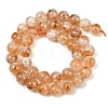 Heated Natural Citrine Beads Strands G-L657-B01-10mm-3