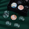20Pcs Transparent Glass Cabochons GGLA-FH0001-05-4