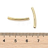 SHEGRACE Brass Curved Tube Beads XGRPCU093-259G-3