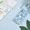 CHGCRAFT 170Pcs 5 Sizes Acrylic Rhinestone Cabochons GACR-CA0001-01-6