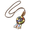 Bohemian Seashell Hemp Rope Necklace with Tassel Pendant for Women DK8387-2-1