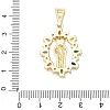 Religion Brass Pave Cubic Zirconia Pendants CU-CBA83A6-01A-G-4