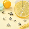 100pcs 10 Styles Coffee Cup & Teapot Tibetan Style Alloy Pendants TIBEP-CJ0002-44-6