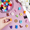 10Pcs Opaque European Acrylic Beads MACR-HY0001-21-3