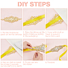 Rhombus Iron on Rhinestone Appliques DIY-WH0304-975B-3