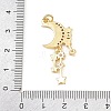 Brass Micro Pave Clear Cubic Zirconia Pendants KK-F919-37B-G-3