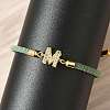 Adjustable Nylon Cord Bracelets X-BJEW-C096-01G-13-3
