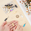 Unicraftale DIY Blank Rectangle Dangle Earring Making Kit DIY-UN0005-40-4