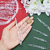 WADORN 45Pcs Christmas Plastic Icicle Drop Pendant Decorations DIY-WR0003-04-3