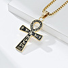 Egyptian Ankh Cross 304 Stainless Steel Pendant Necklaces FS-WGB3CB3-02-1
