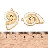 304 Stainless Steel Enamel Pendants STAS-Q119-10A-G-3