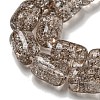 Transparent Crackle Glass Beads Strands X-GLAA-NH0001-04E-3