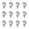 Tarnish Resistant Polished 316 Surgical Stainless Steel Lobster Claw Clasps STAS-R072-23-1