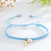 Brass & Imitation Pearl Charm Bracelets PJ9657-10-1