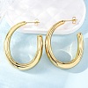 Oval 304 Stainless Steel Stud Earrings EJEW-A125-14G-1