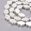 Grade AA Electroplated Non-magnetic Synthetic Hematite Beads G-G780-01-3