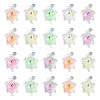 30Pcs Transparent Acrylic and Glitter Powder Pendants TACR-TA0001-91-1