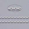 Brass Cable Chains X-CHC027Y-S-1
