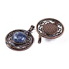 Natural Sodalite Pendants G-Q158-03-10-2